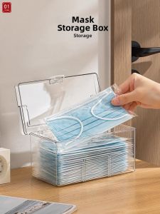Mask and Pill Storage Box