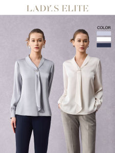 LadyS Elite | Elegant Bow-Decorated Shirt Three Colors Summer Fashion Versatile Top