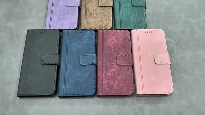 Suitable for Apple 16E Mobile Phone Leather Case iPhone 16 pro/15/14/13 Flip Cover with Square Buckle Phone Case