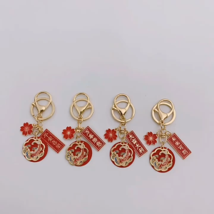 BD Gantungan Kunci Liontin Koi Keberuntungan / Gantungan Kunci Hoki Fish / Gantungan Tas Liontin Merah / Gantungan Tas Souvenir WED158