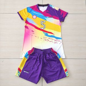 Baju stelan volly khusus wanita motif full printing