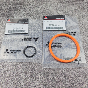 ORING KARET OLI COLER KOLER MITSUBISHI TRITON PAJERO 1SET 2PCS 1240A035 028