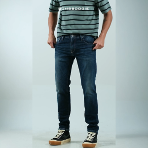 Bombboogie Celana Jeans Pria Slimfit E9 Series Dark Blue 43SE9B3DL
