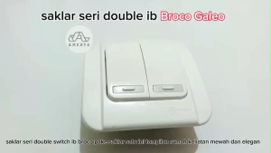 Saklar Seri Double Switch IB Broco Galleo