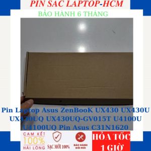 Pin Asus ZenBooK UX430 UX430U UX430UA UX430UN UX430UQ UX430UQ-GV015T U4100U U4100UQ Pin Asus C31N1620
