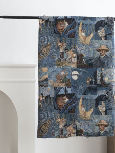 Túi Xô Vải Họa Tiết Hoa Họa Tiết Phong Cảnh Vincent Van Gogh Dày Cao Thủ Công Trang Trí Cho Ghế Sofa