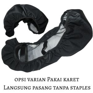 Sarung jok motor VARIO 110 125 150 Model PCX Motip PASIR-KARBON Belakang Bahan Impor standar langsung pasang