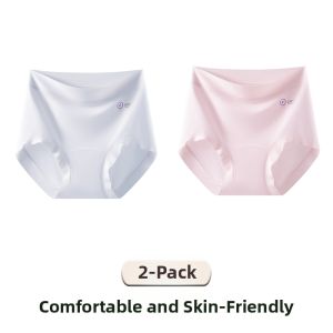 Antibacterial Modal Cotton High Waist Lengthened Crotch Womens Panties