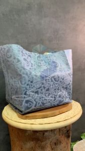 (12 PCS) TAS KAIN TEKSTUR 27x24x20 CM / GOODIE BAG BOX 27x24x20CM / TAS SOUVENIR / TAS KAIN HANDLE