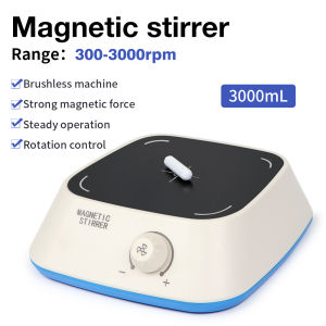 3L Mini Magnetic Stirrer with Stir Bar Liquid Mixer 3000RPM Brushless DC Motor Magnetic Mixer Laboratory Supplies