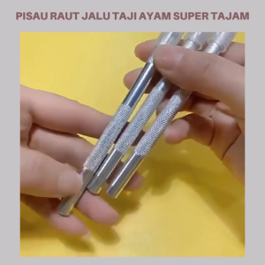 Pisau Raut Jalu Ayam Super Tajam Bahan Aluminium Kuat Tahan Karat
