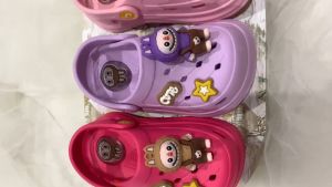 Sandal Cit Bunyi Baim Anak Perempuan Usia 0 1 2 Tahun Motif Labubu Mainan 3d Timbul