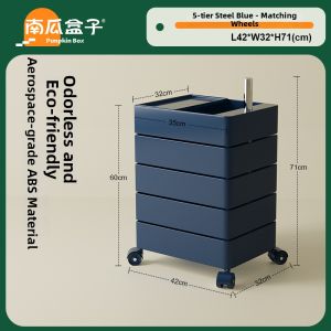 NANGUAHEZI | Multi-functional Rotating Drawer Storage Cabinet