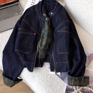 Fade-resistant Custom Print Denim Jacket