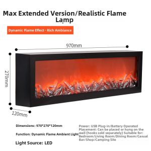 YOULIMEIJIA | Flame Imitation Mood Light Minimalist Tabletop Decor