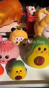 [ Lỗ Tròn ] Pizza Tiết Kiệm size Lớn Heo đất tiết kiệm heo lỗ tròn ống tiết kiệm hộp tiết kiệm TƯỢNG TRANG TRÍ quà tặng