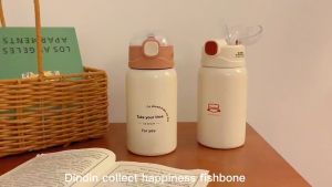 Bình giữ nhiệt bình đựng nước trẻ em GNMK an toàn tiện dụng chất liệu inox 304không đổ mồ hôi