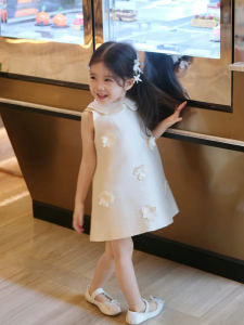 Mùa Hè Dễ Thương Hoa 3d Áo Hai Dây Đầm Phong Cách Thơm Cao Cấp Mới Dành Cho Nữ Đầm Thanh Lịch Và Quần Áo Một Mảnh Sang Trọng Dành Cho Trẻ Em