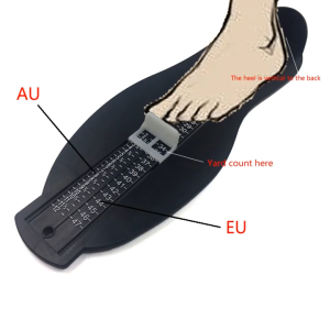 Durable Shoe Size Measuring Devices Portable Foot Measuring Device Home Kids Shoe Measure Gauge Tool