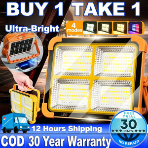 Buy 1 Take 1 Solar Portable Emergency Light Outdoor IP68 Waterproof Rechargeable Solar Camping Light
