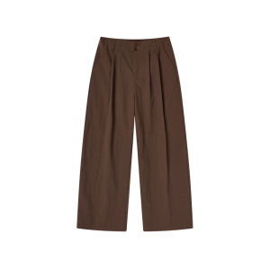 plusmall | Mocha Dazed Style Set Polka Dot Tank Top Woolen Cardigan Wide Leg Pants