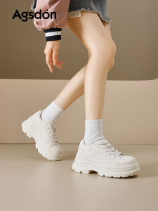 Agsdon | Platform Height Increasing Womens Casual Shoes