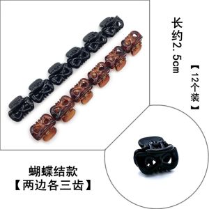 คลิปหนีบผมอะคริลิกสีดำขนาดเล็ก สไตล์เกาหลี คลิปหนีบผมสำหรับผู้หญิง คลิปหนีบผมหน้าม้า คลิปหนีบผมสำหรับผมสั้น คลิปหนีบผมสำหรับผมยาว