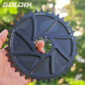 GOLDIX 8-Bolt Bicycle Chainring Wide and Narrow Teeth AERO Chainring CNC Hollow Cutting Machining for SRAM 8Bolt Crankset