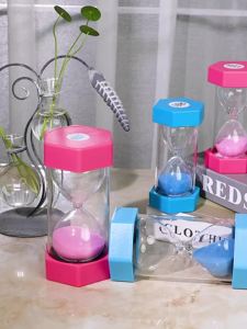 5/10/15/20/30/60 minutes Hourglass Sand Timer Colorful Sandglass for Kids Plastic Sand Clock Gift Kitchen Timer Home Desk Decor