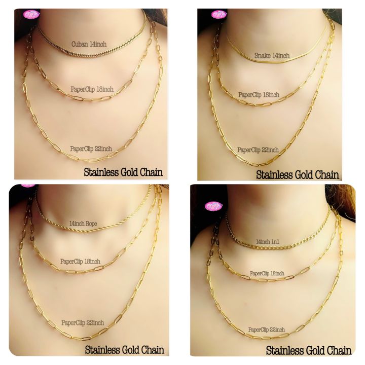 925 Sterling Silver Paperclip Necklace Paper Clip Chain Italy 6mm, 16 inch  Unisex All Ages - Walmart.com