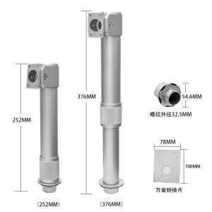 PA-HK Face Mount Bracket Holder for Hikvision Face Access Control Terminal Facial Recognition Channel Gate Bracket Mount Outdoor