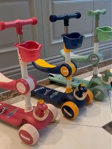 เลือกที่ดีสกูตอร์ สำหรับเด็ก 2-12 ปี ปรับความสูงได้ 4 ระดับ 100 โล 10 ตัว