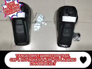 1 set BRACKET TANGKI BENSIN CRF 150 L DUDUKAN BESI FUEL TANK CRF 150 L TRAIL SUPERMOTO MOTOCROSS & TANGKI BENSIN MOTOR TRAIL CRF 150 R