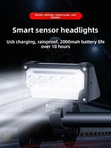 FLAME LIGHT | Wireless Installation Super Bright Electric Bike Headlight
