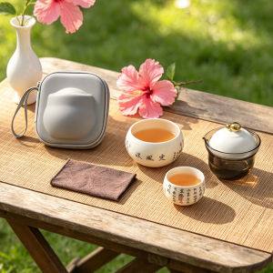 Travel Tea Set Portable for Camping