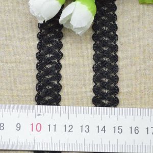 5m/16.4ft Each Pack 1.6cm Lace Trims curve Ribbon for Dress bras Costume Curtain braid cord Pillow DIY Handmade Craft Decorat