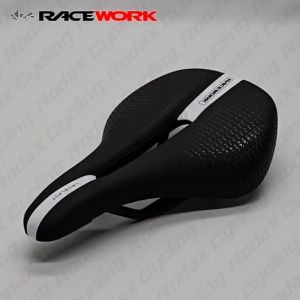 Racework LEVELFIT 145 mm With Carbon Rails And Nylon Base Lightweight Carbon-fiber Saddle Roadbike Ringan Sadel Carbon Murah Sadel MTB Carbon Sadel Seli Carbon Sadel Sepeda Carbon Sadel Sepeda Ringan Sadel Kulit Gowes Sadel Gowes Impor Sadel Sepeda Empuk