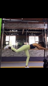 Đai quấn cổ chân Kickback Strap tập gym với cáp - Gym Ankle Straps PK56 (1 cặp)