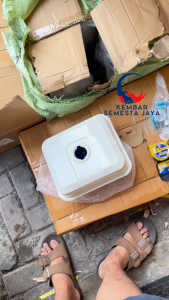 JF MATRIX Sparepart Fuel Tank BESAR 6.1 Liter 61 L Tangki Bensin Mesin 13 HP 16 PK 22 hp Honda GX390 GX420 CX 460 CX 390 CX 420 Mesin Penggerak Bensin Serbaguna Genset Pompa Alkon General Shark Maestro Yamamax Proquip