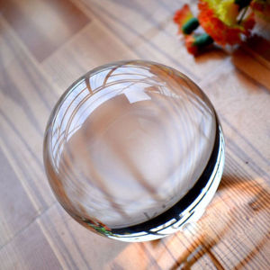 100mm Colors Crystal Ball Photography Prop Transparent Glass Smooth Globe Feng Shui Sphere Ornaments Home Tabletop Decoration