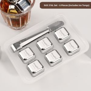 MONGDIO | Food Grade Freezing Ice Stones Metal Container