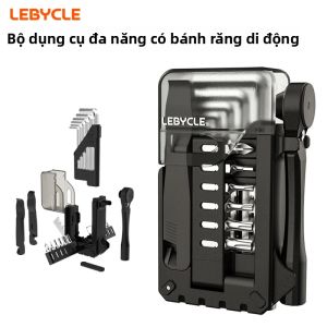 LEBYCLE | Bộ Dụng Cụ Đa Năng 12 Trong 1 LEBYCLE Cho Xe Đạp Với Cờ Lê Ratchet Hai Chiều Bộ Dụng Cụ Allen Từ Tính Di Động Để Bảo Dưỡng Xe Đạp