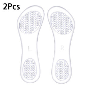 GEL Silicone Insoles Heels Single Sandals Shoes Cushion Self-adhesive Insole Non-slip Shoe Pads Shock-absorbing Shoes Sole