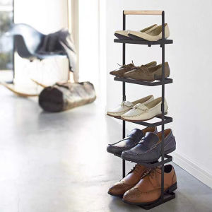 Jiyoujia Shoe Rack Home Doorway Multi-Layer Simple Small Narrow Slipper Rack Indoor Shoe Cabinet Dormitory Shoe Rack Storage Rack