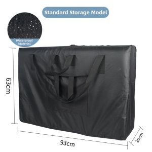 Portable Massage Bed with Wheels Foldable Backpack Acupoint Therapy Travel Beauty Treatment Handheld Storage Bag Free Shipping