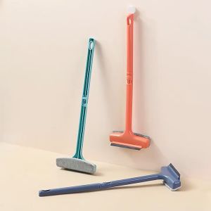 แปรงทำความสะอาดมูงลวด 2in1 ไม้เช็ดกระจก แปรง เก็บฝุ่น, โซฟา, กำจัด 3 สี