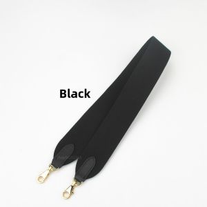 Black Wide Fabric Shoulder Strap
