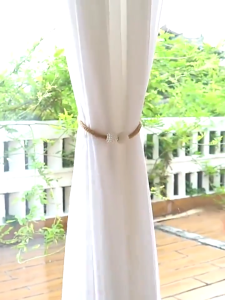 1pc Rèm Dây Buộc Từ Tính Mạnh Mẽ Dây Buộc Trang Trí Lưng Holdbacks Giá Đỡ Để Trang Trí Cửa Sổ AD