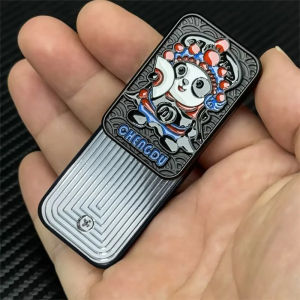 1PC Creative Drama Panda EDC Con Quay Hồi Chuyển Bằng Hợp Kim Đồ Chơi Trượt Lực Đẩy Để Giảm Căng Thẳng Và ADHD Chơi Văn Phòng