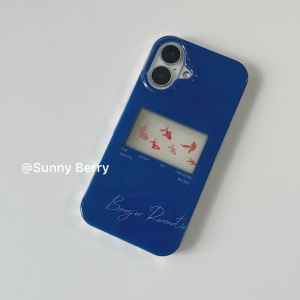 Art Design Blue Box Goldfish Phone Case for IPhone 11 12 13 14 15 16 17 Pro Max 17 Air 16 Plus Shockproof Dustproof Back Cover